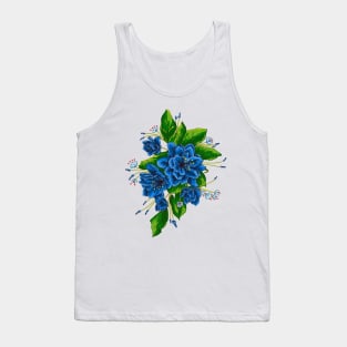 bunch of blue flowers Tank Top